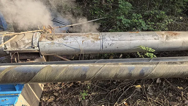 Proyecto de refuerzo de tuberías de una planta química